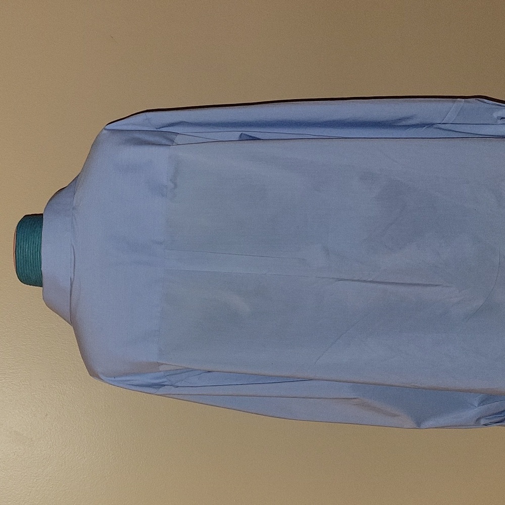 ZAC & RACHAEL Button down blouse with small pearl embellishments. Blue Size XL - Picture 3 of 4
